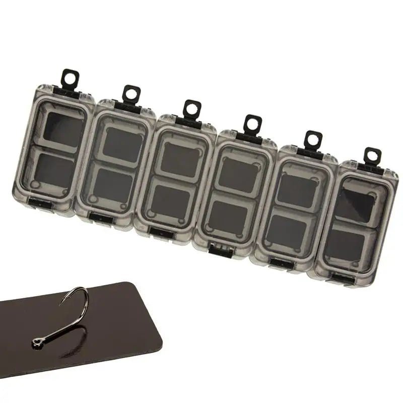 Fishing Tackle Storage Trays Waterproof Lure Box Adjustable Dividers Qme