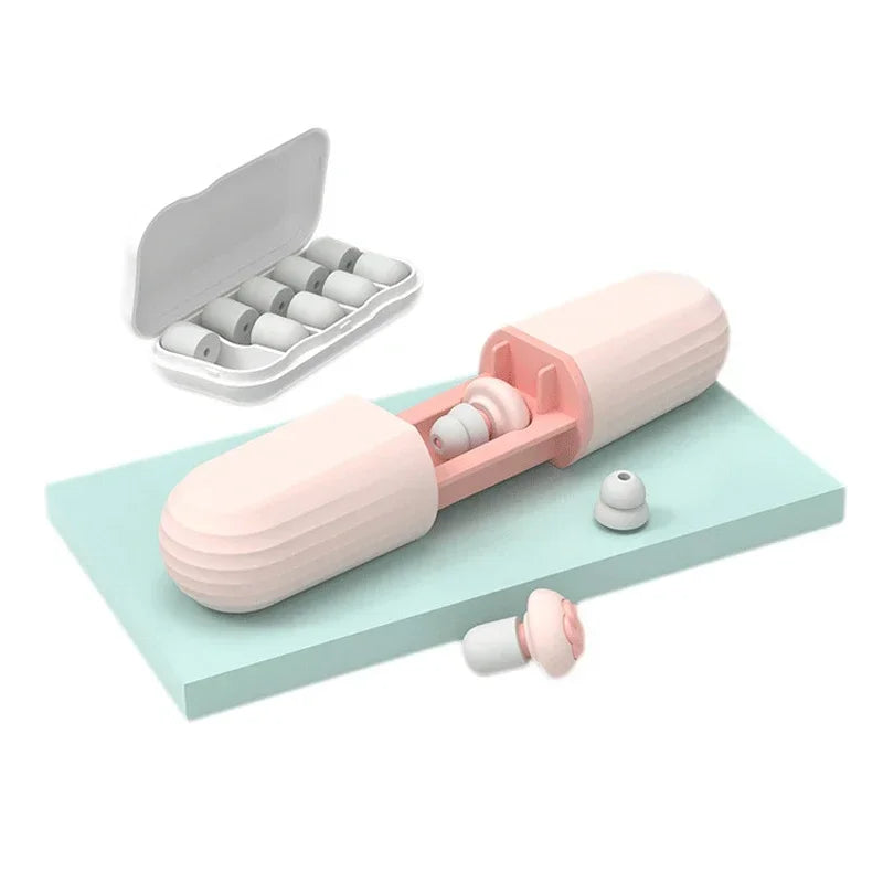 Noise Reduction Earplug for Small Ear Canal, Silicone Memory Foam Sound Insulation Sleep Earplug for Women, Tapones Oidos Cancel Qme