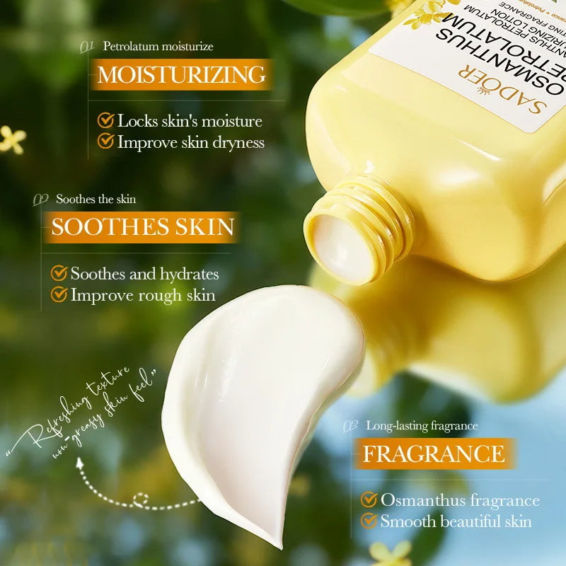 Osmanthus-scented Vaseline Moisturizing Lotion Leaves Skin Smooth Qme