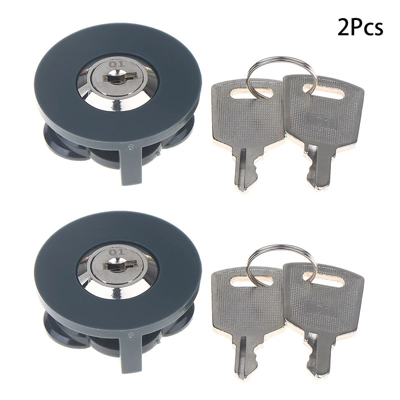 Socket Lock With Key Lockable Power Anti-Theft Lock Child For Protection Zinc Alloy Socket Lock Household Safety Lock Qme 2SET