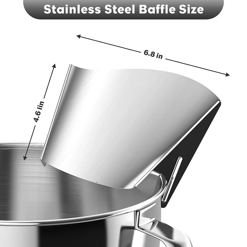 Pouring Trough For KitchenAid Pouring Guard Cooking Appliance Stainless Steel Pour Chute Pour Accessories For KITCHENAID Mixers Qme