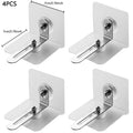 Furniture Anchors Strong Self-adhesive Fixed Prevent Dumping Device No punching Safety Anti Overturning Cabinet Buckle Anchors Qme 4PCS Big