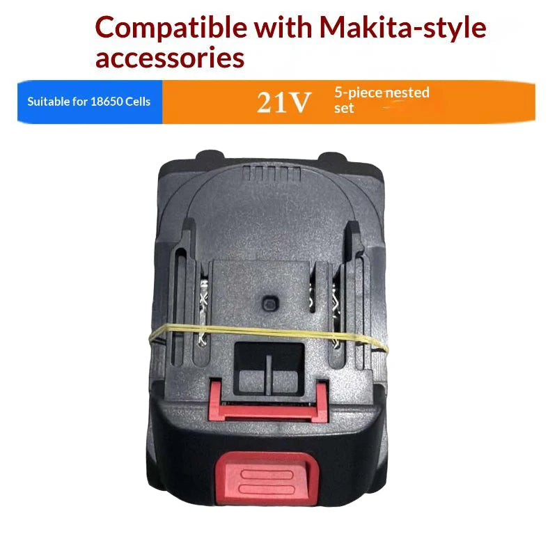 21V Battery Case Screwdriver 5X 10X 15X 20X 30X 18650 Holder 5S 50A Qme A1