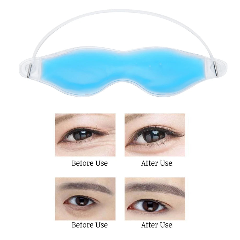 Cold Eye Mask Cold Eye Pack Cooling Eye Mask Reusable Ice Cooling Gel Sleeping Eye Mask Dark Circles Remover Eye Mask Qme