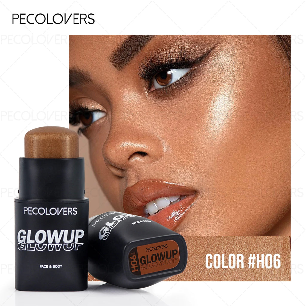 Waterproof Face Highlight Stick Long-lasting Natural Finish All Skins Qme H06