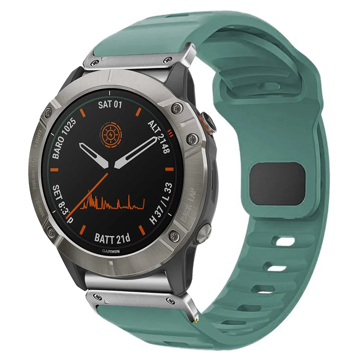 Quickfit Silicone Strap Garmin Fenix 8 E 7 7X 6X 5XPlus Epix Gen 2