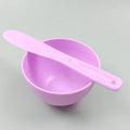 Face Mask Mixing Bowl Set Facial Skin Care Tools Kit Silicone Mask Brush Facial Applicator Spatula Measure Spoon Beauty Supplies Qme Purple Set