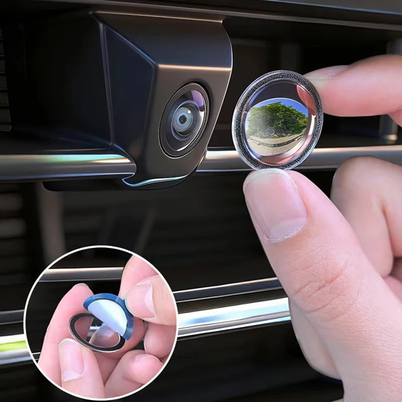 Universal Car Camera Lens Protector,Rear View Backup Camera Cover,360° Camera Protection,Anti Scratch Waterproof Accessory-2Pcs Qme