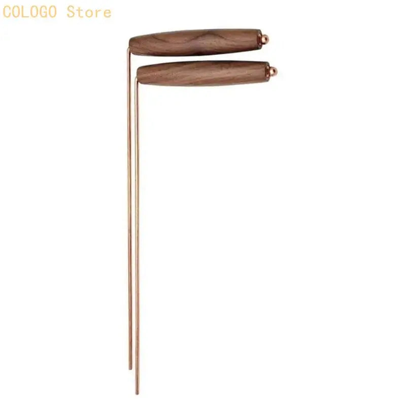 Dowsing Equipment Wooden Handle Spiritual Detection Evil D0LD Qme