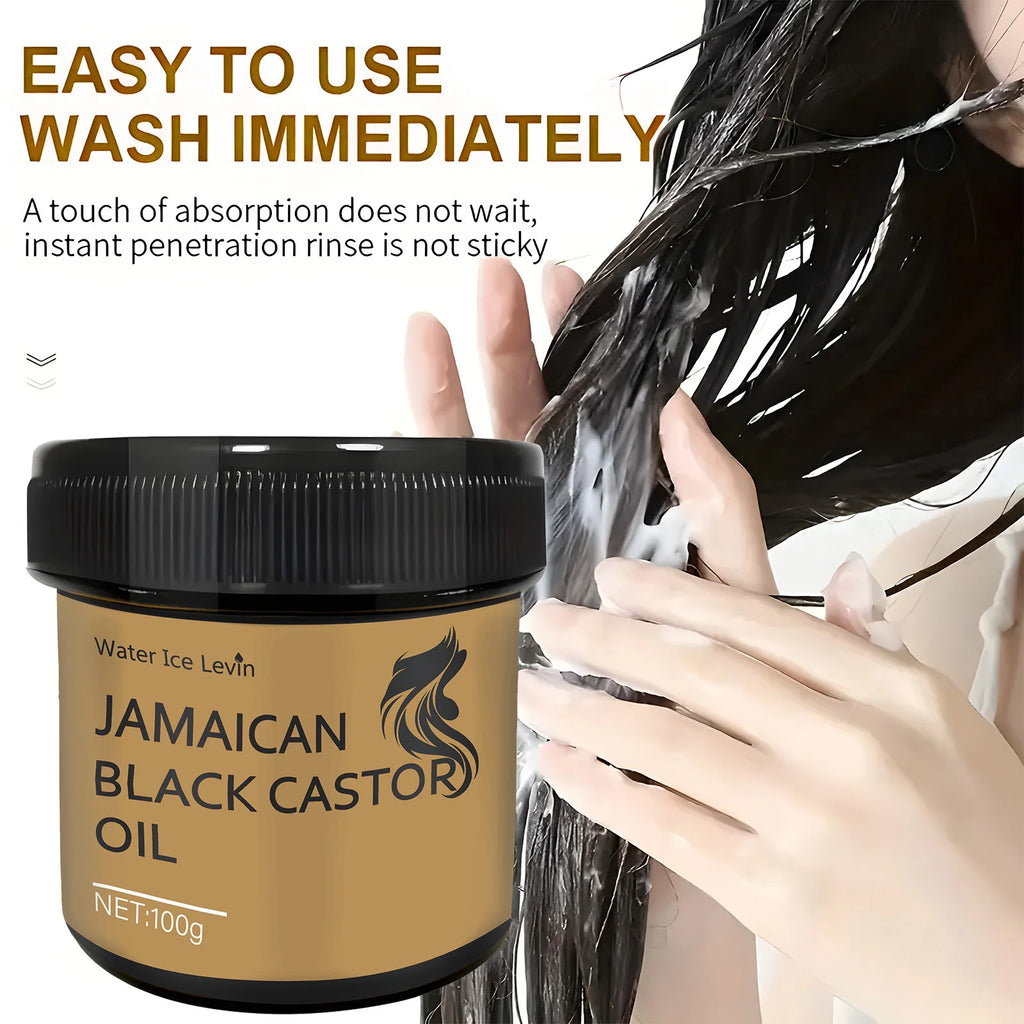 Jamaican Black Castor Oil Hair Care Essence Dry Hair Repair Boost Oil Nourishing Formula Black Castor Hair Oil Hair Growth Oil Qme