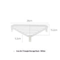 Pot Rack Desktop Insulation Anti Scald Storage Corner Shelf Household Qme A