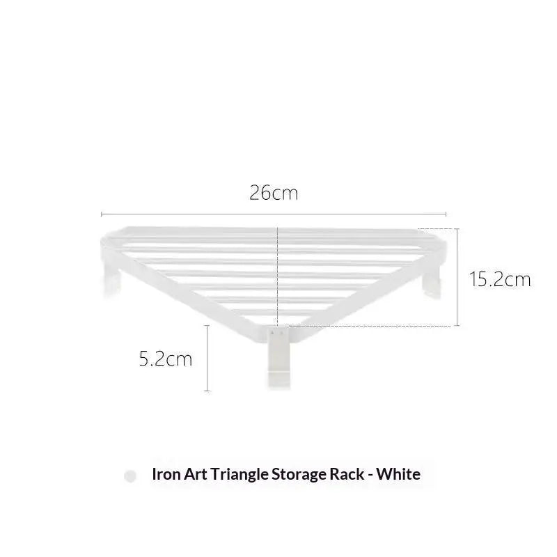 Pot Rack Desktop Insulation Anti Scald Storage Corner Shelf Household Qme A
