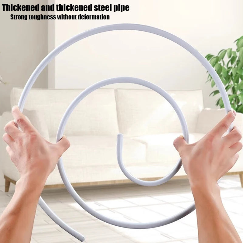 Drying Quilt Artifact Spiral Clothes Rack Circular Folding Balcony Qme