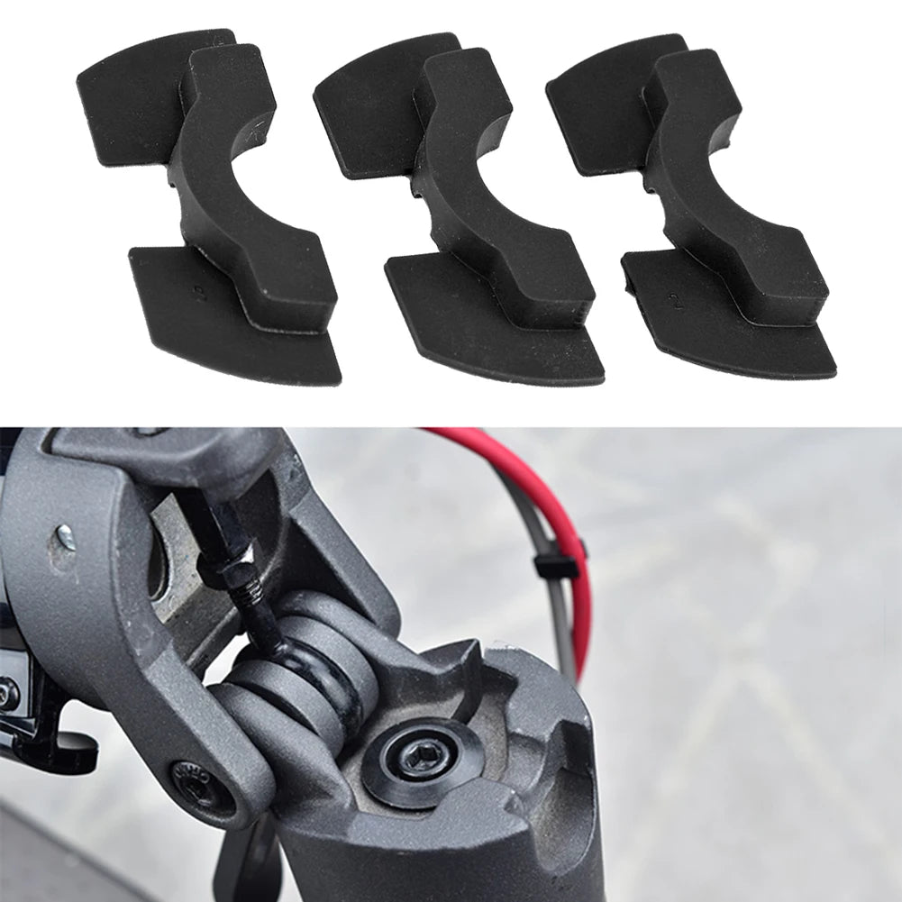 3Pcs Front Fork Shake Pad Wear Resist Rubber Vibration Damper Electric Bike Shock Absorber Pad for Xiaomi M365 Qme