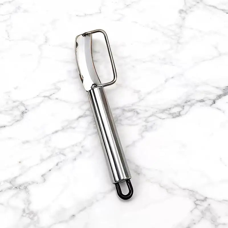 Stainless Steel Cutter Peeler Quick Safe Fruit Peeling Pit Removal Qme 1PC A