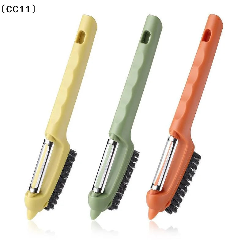 Multifunctional Fruit Vegetable Carrot Potato Washing Brush Scrubber Qme