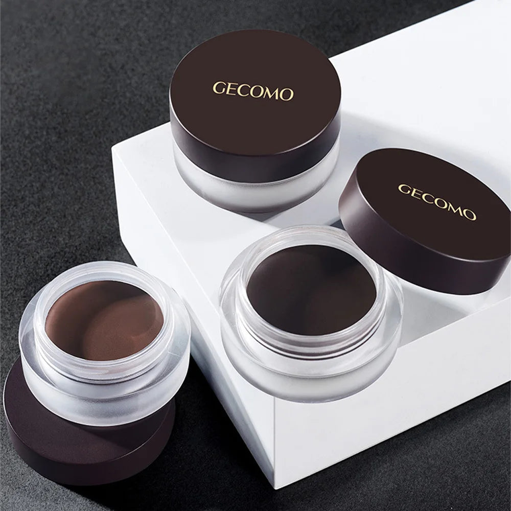 GECOMO Long Wear Matte Eyeliner Gel Cream Quick Drying Waterproof Qme