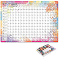 2026 Calendar, Large Calendar Kawaii To Do List Planner Target , Schedule Planner, Large Multi Month Reusable Poster Qme Retro