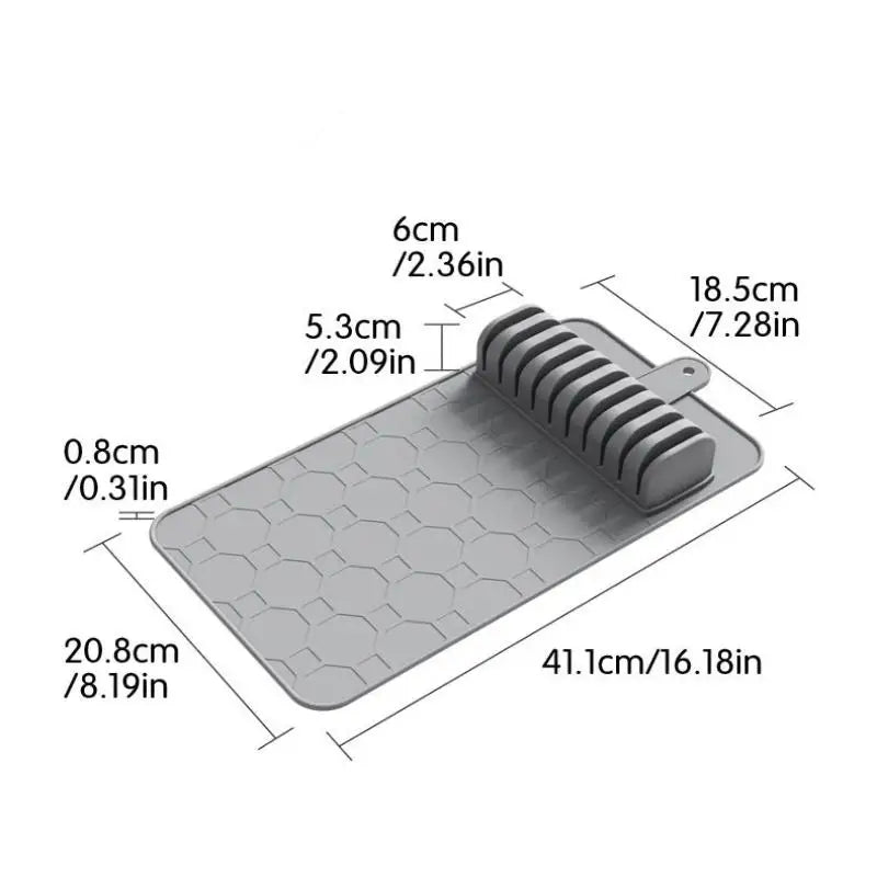 Silicone Knives Organizer Kitchen Knife Holder Detachable Cutlery Qme