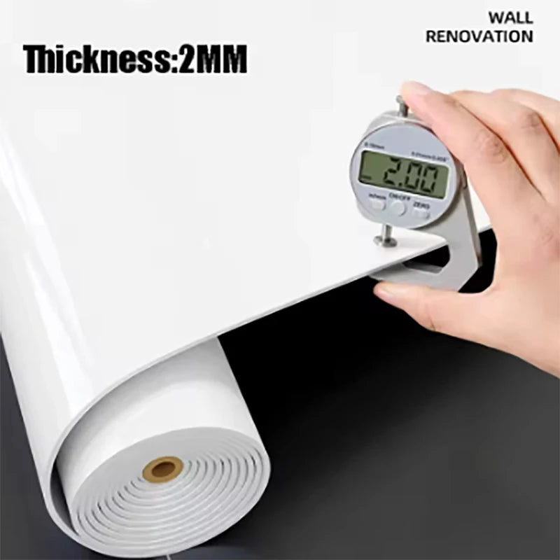 1 Roll 40cm Thick Foam Marble Wallpaper Waterproof and Antifouling Wall Sticker Self-Adhesive Wallpaper Bedroom Decoration Qme