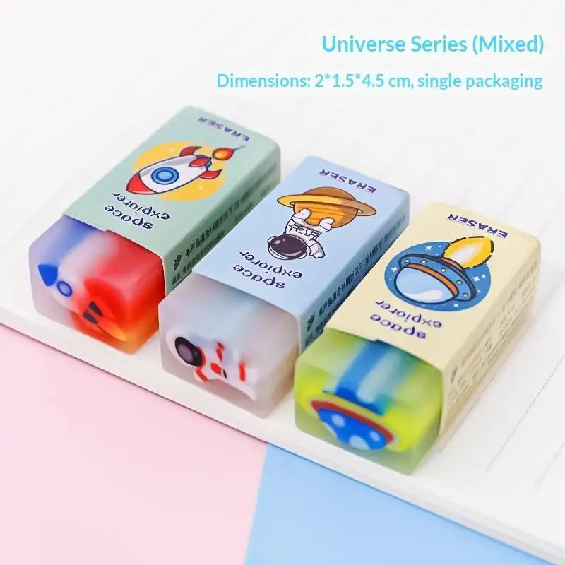 Back School Supplies Cute Fruit Jelly Erasers Fun Animal Shaped Qme A2