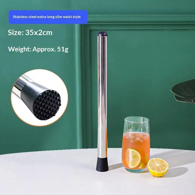 Stainless Steel Crushed Ice Hammer Multifunctional Popsicle Sticks Qme 35cm