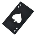 Personalized Credit Card Bottle Opener, Creative Poker Stainless Steel Beer Bottle Opener, Kitchen Bar Tools Qme black