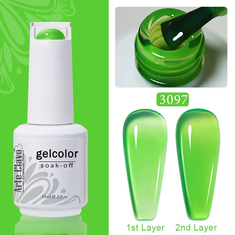 Arte Clavo Macaron Spring Series Gel Nail Polish Pigment Semi