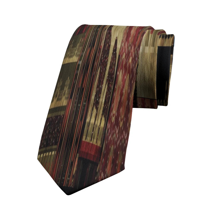 Art Nouveau Portrait Tie Classical Oil Painting Casual Slim Men's Qme type8