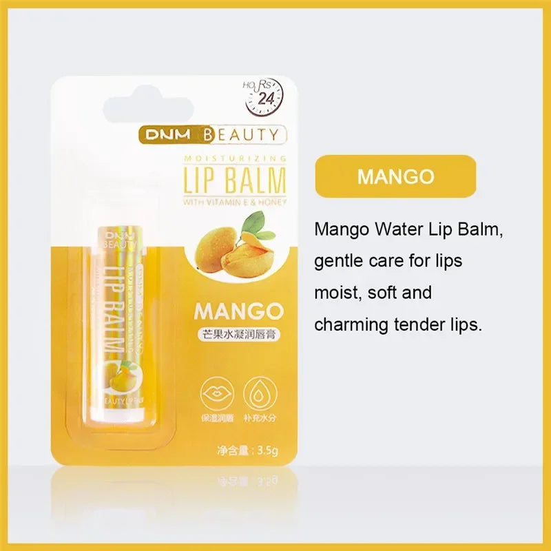 DNM 18 Colors Moisture Lip Balm Nourishes Lips Reduce Lip Lines Long-Lasting Natural Aloe Lipstick Anti Aging Lip Care Lipstick Qme 8
