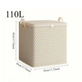 Large Capacity Extra Large Quilt Storage Bag Home Moving Bedroom Clothes Organizer Packing Sack Travel Luggage Storage Container Qme 110L