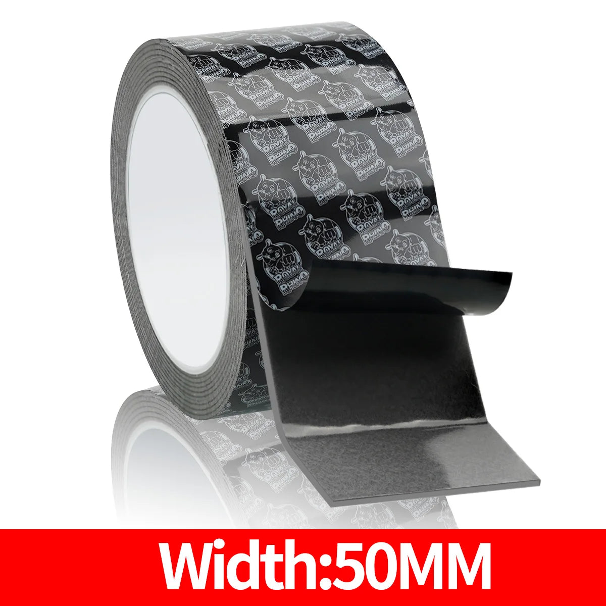 Double Sided Adhesive Tape, High Viscosity Car Fixed Adhesive, High Temperature Resistant, Waterproof No Marks,No Trace Adhesive Qme 50mmX2.5M 1.2mm