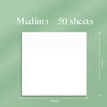 50 sheets Transparent Posted it Sticky Note Pads Notepads Posits Papeleria Journal School Stationery office Supplies Qme Medium