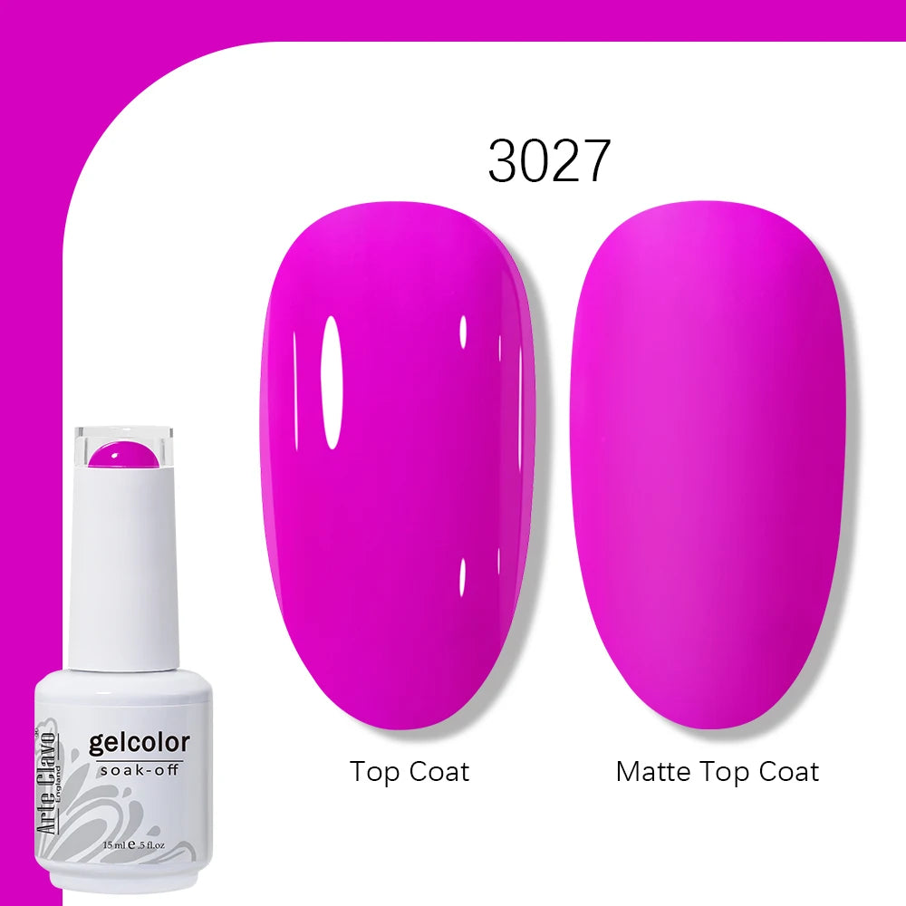 Arte Clavo Gel Polish Nail Supplies Professionals Art Semi Permanent Qme 3027 1