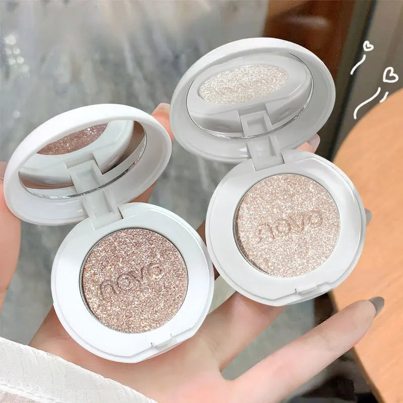 Single Glitter Eyeshadow Lightweight Matte Long Lasting Smudge Proof Qme