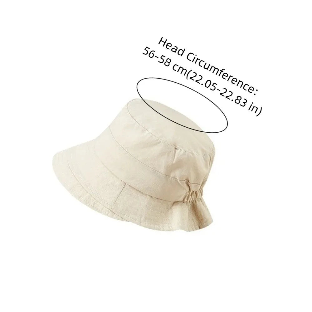 Korean Style Japanese Fisherman Hat Sun Proof Waterproof Quick Drying Bucket Hat UV Protection All-match Anti-UV Sun Hat Spring Qme