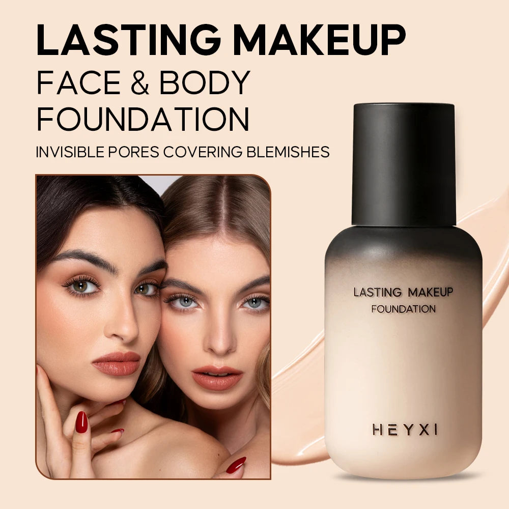 Face Body Foundation Make-up Waterproof Sweat Proof Durable Formula Qme