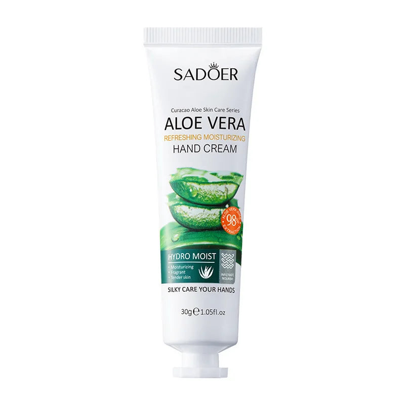 Aloe Vera Lip Balm+hand Cream Dry Skin Moisturizing Lipstick Hand Qme