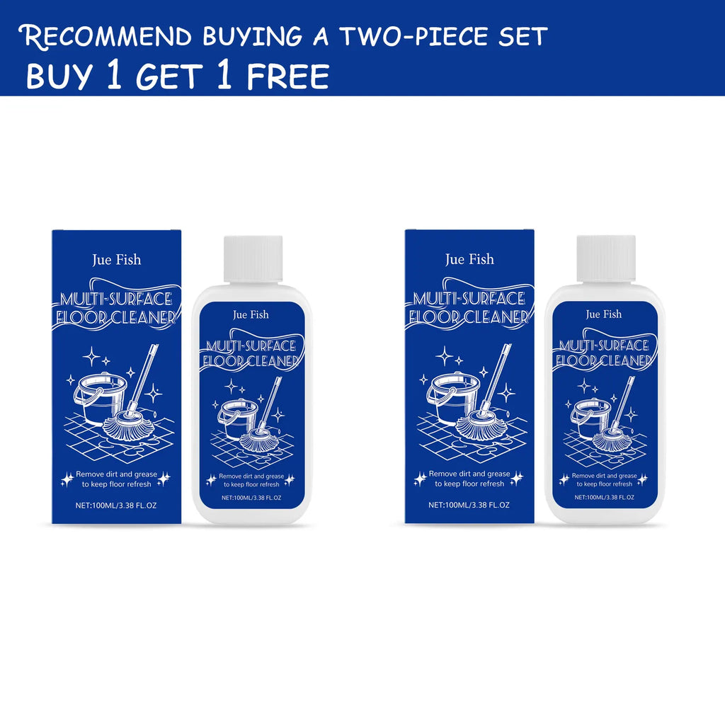 JUE FISH Multi-Surface Floor Cleaner - Powerful Quick Dirt Decomposition for Effortless Cleaning Versatile for Various Floors Qme 200ml