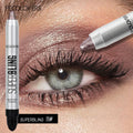 Shiny Eyeshadow Stick Cool Tone Matte Shimmer Combo Ash Brown Golden Qme 11