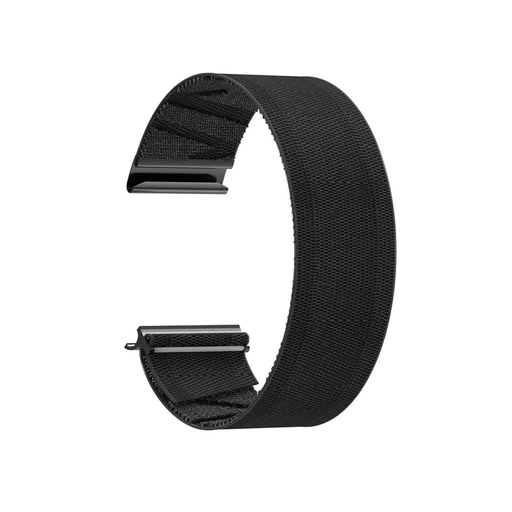 Strap for WHOOP 5.0 Nylon Fitness Band Adjustable Soft Fitness Tracking Band Woven Breathable Watch band for Whoop 5.0 Women Men Qme Black Not included Sensor