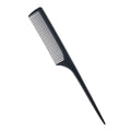 Simple Hair Styling Comb Pointed-tail Hairdresser's Tool Slicked-back Qme Black