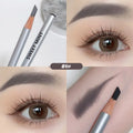Slanted Blade Eyebrow Pencil Waterproof Makeup Natural Lines Hair Flu Wood Eyebrow Pen Tint Tattoo Grey Coffee Eye Brow Pencil Qme 01 Natural Black
