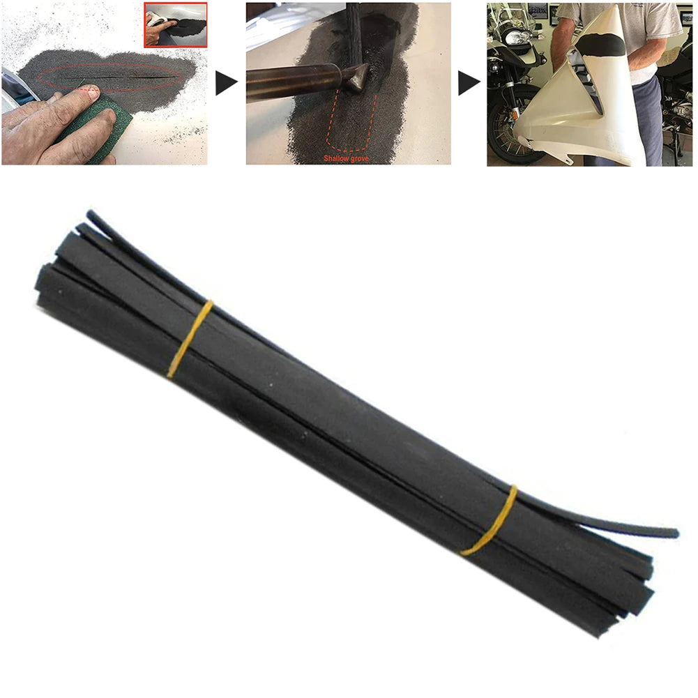 20Pcs Plastic Welding Rods TPO TEO PP PE Welding Rods 230 X 10mm For Plastic Welder Bumper Toy Repairs Welding Tools Qme Default Title