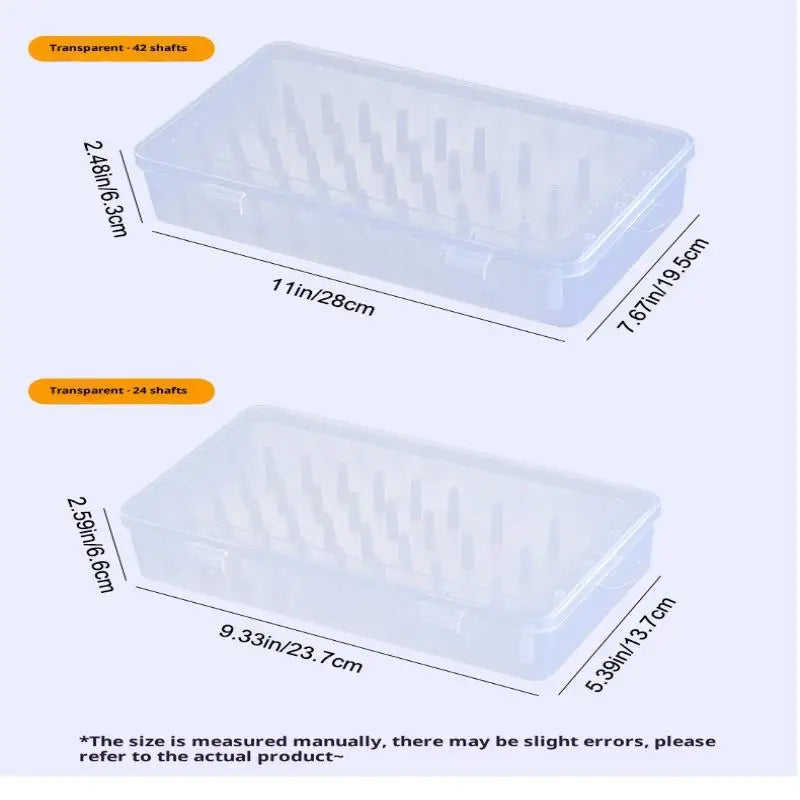 42 Axis Needle And Thread Box Household Storage Box Multi Functional Transparent Needle And Thread Set Thread Box Sorting Qme
