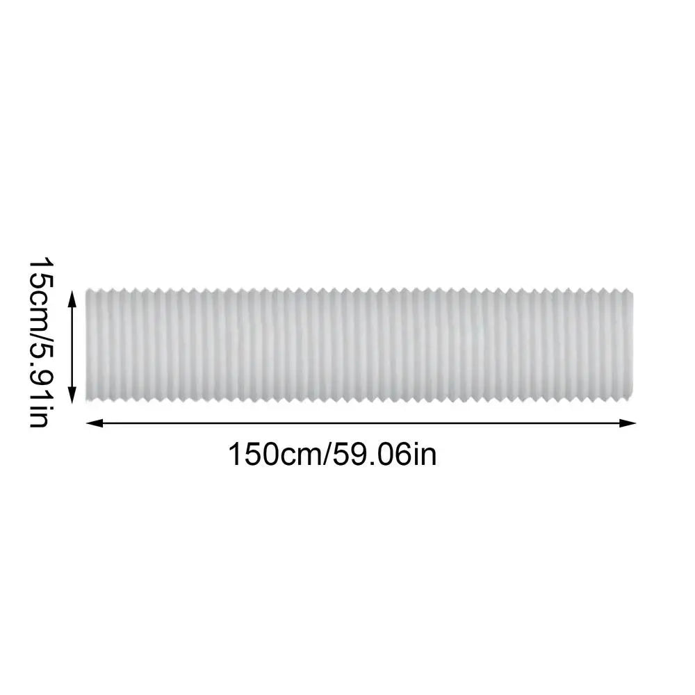 1.5m Ventilation Duct Vent Hose Portable Ac Hose Coupler Exhaust Hose Adapter Vent Tube Coupler Extra Long Air Conditioner Pipe Qme 150mm exhaust pipe