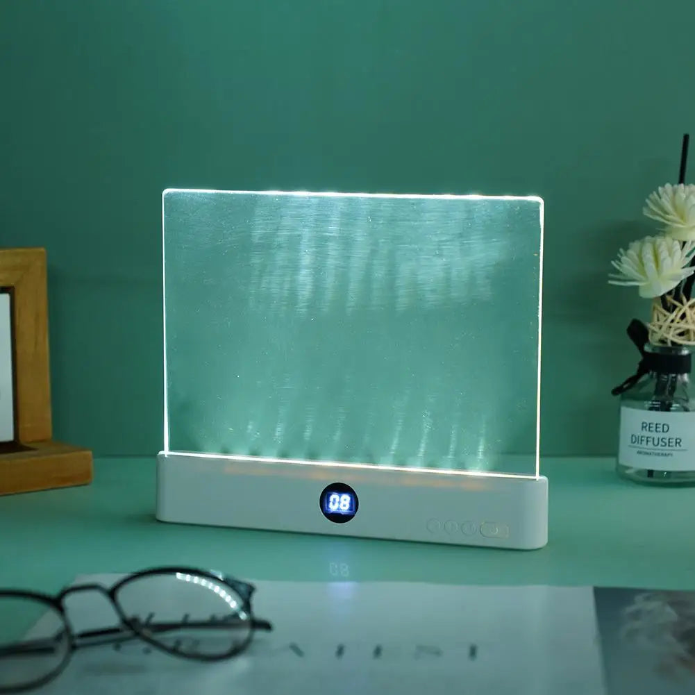 LED Reading Light At Night Bed Flat Book Lights Lovers Illuminator Qme