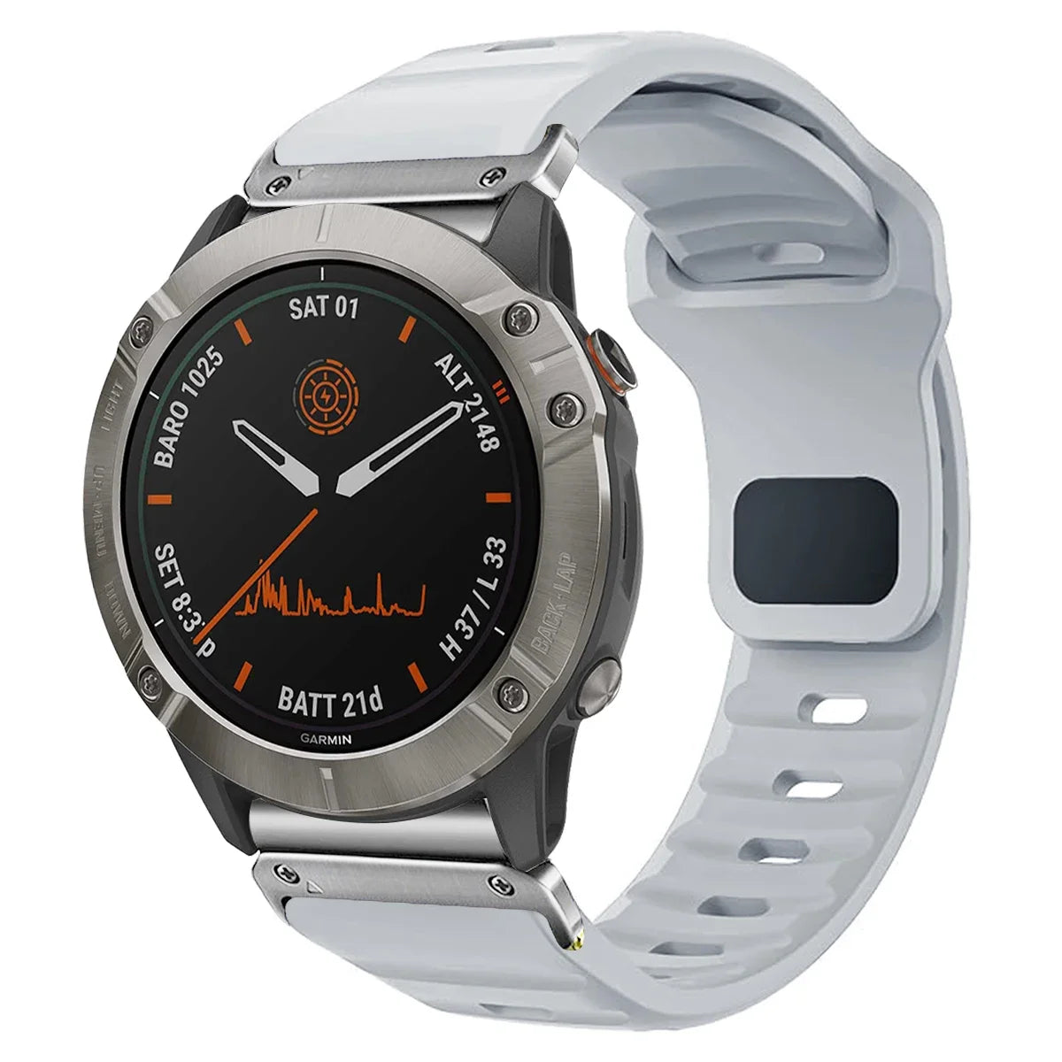 Quickfit Silicone Strap Garmin Fenix 8 E 7 7X 6X 5XPlus Epix Gen 2
