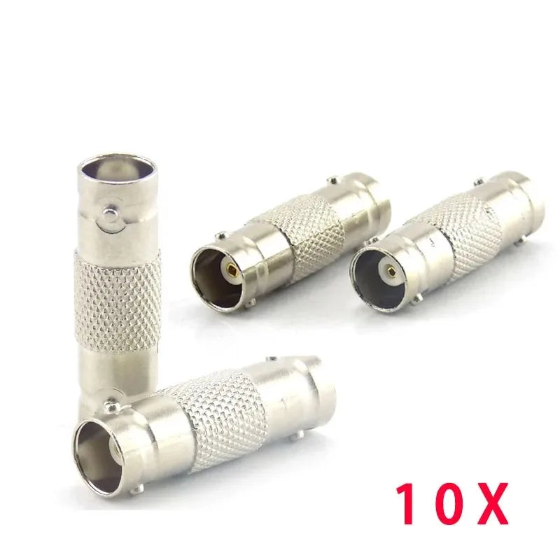 10PCS 75-3 75-5 Straight Connector/Q9 Video Adapter BNC Straight Coupler Video Cable Connector Qme