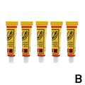 5PCS Car Tire Repairing Glue Motorcycle Bicycle Tyre Inner Tube Puncture Repair Tools Bike Trye Tire Patching Repair Glues Qme Yellow